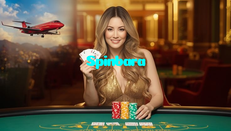 Spinbara casino presented on mobile device in Pakistan with slots and live games