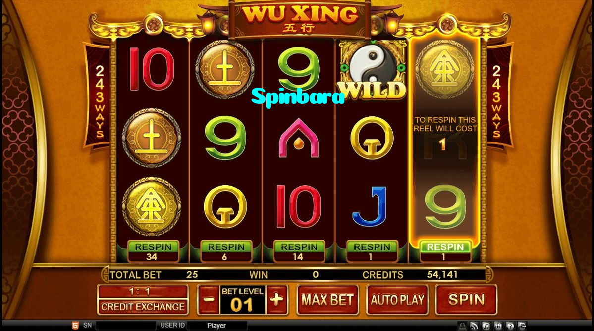 available types of Spinbara bet including pre-match live express and system bets